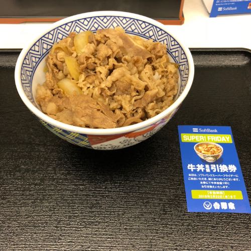 吉野家牛丼並盛