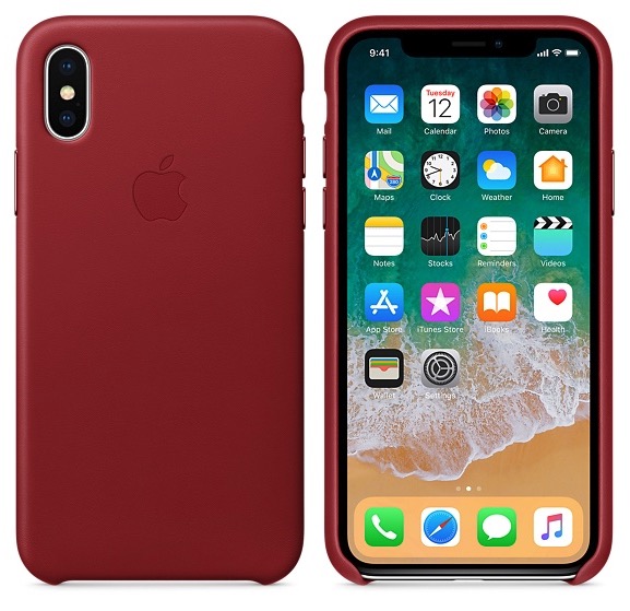 iPhoneXレザーケース(PRODUCT)RED