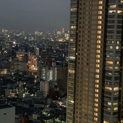 サンシャインシティプリンスホテル東京タワー夜景