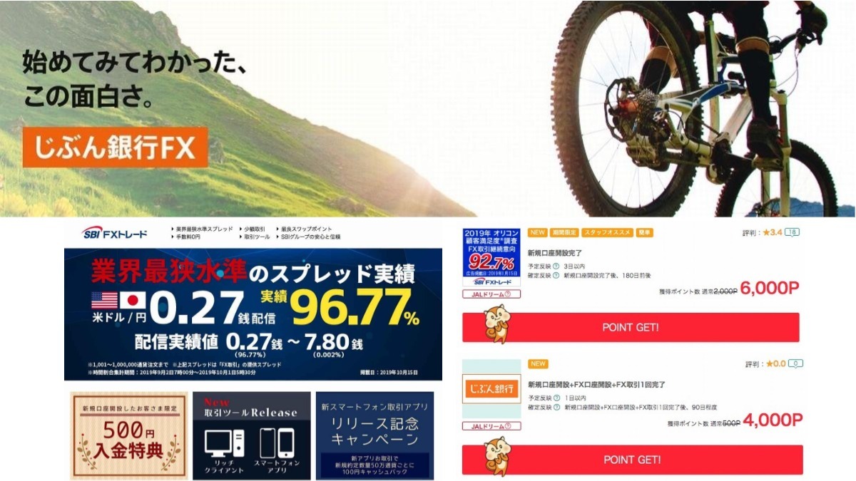 FXを試してみたい方は必見！2件で10,000円分のポイントがもらえるFX口座の新規開設キャンペーン実施中