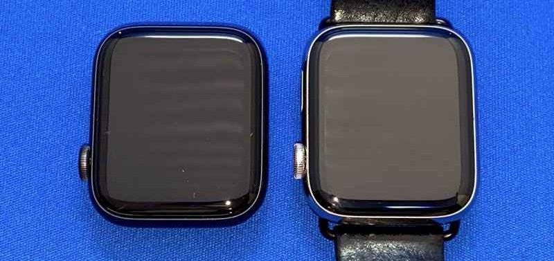 AppleWatchNikeSeries6と5ケース比較