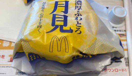 月見バーガーがマクドナルドに登場！濃厚ふわとろ月見と月見パイのレビュー紹介