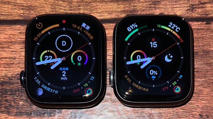 applewatch7と6のインフォグラフ