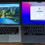 MacBook ProとMacBook Airディスプレイ大きさ比べ