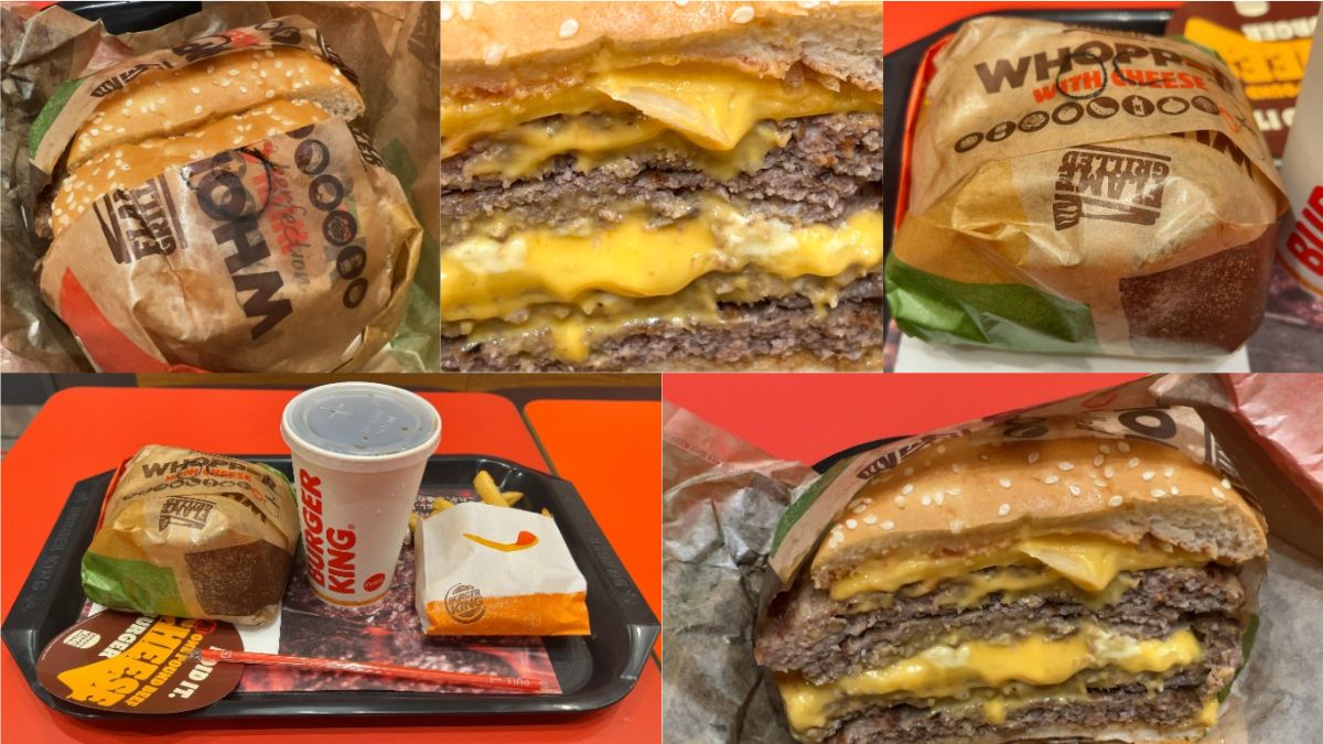 バーガーキングのワンパウンドビーフチーズバーガー