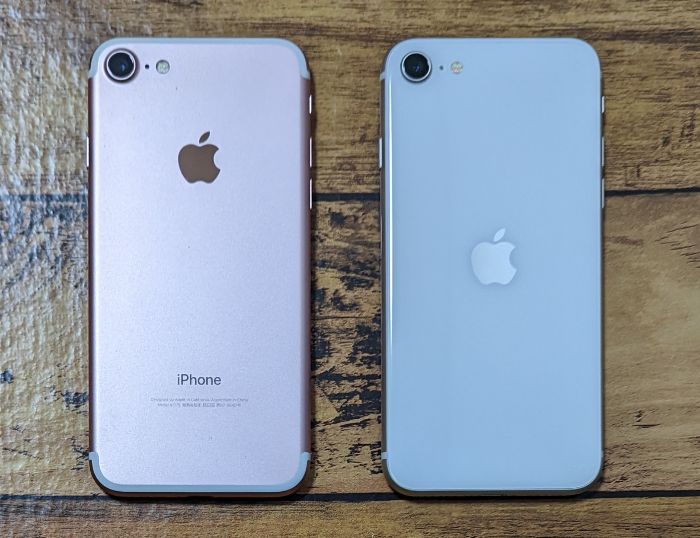 iPhone SE(第3世代)とiPhone7の比較