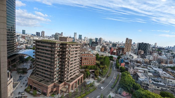 ウェスティンホテル東京眺め