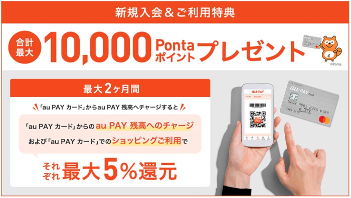 au PAYカード入会キャンペーン