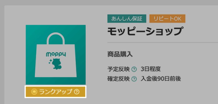 ランクアップ対象広告