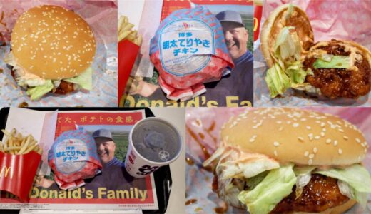 【てりやきバーガー】博多明太てりやきチキンはおいしい？マクドナルド限定バーガーのレビュー公開