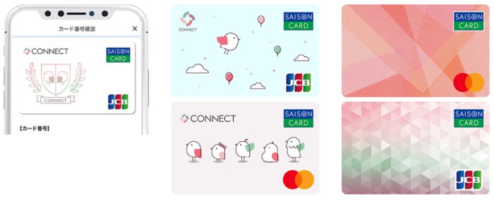 SAISON CARD Digital＜CONNECT＞(セゾンカードデジタルコネクト)のデジタル券面