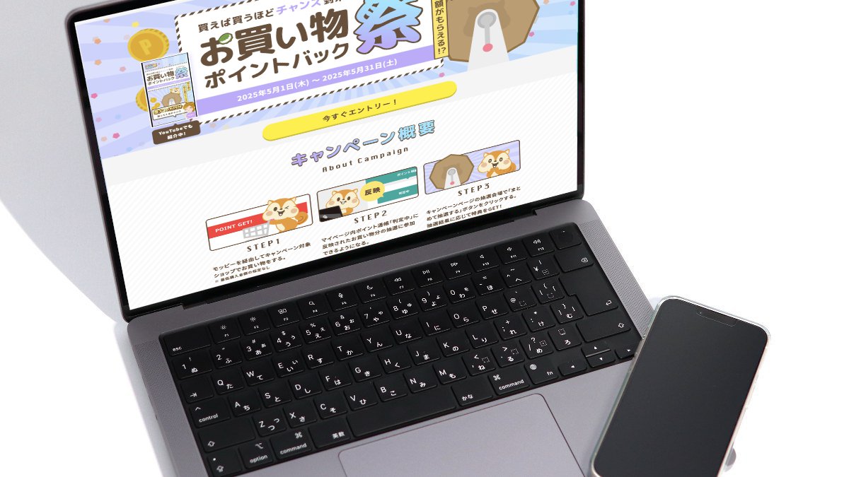 モッピーお買い物ポイントバック祭り