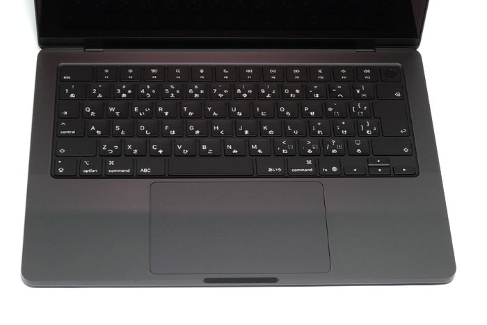 MacBookProM5 14インチのキーボード