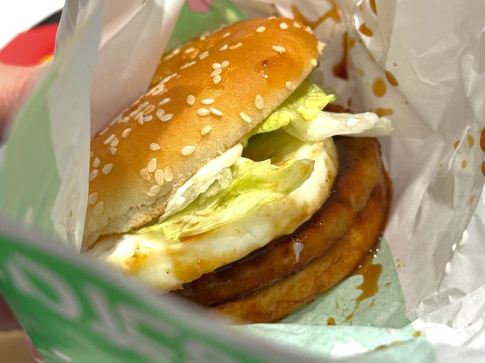 てりたまバーガーの食レポ